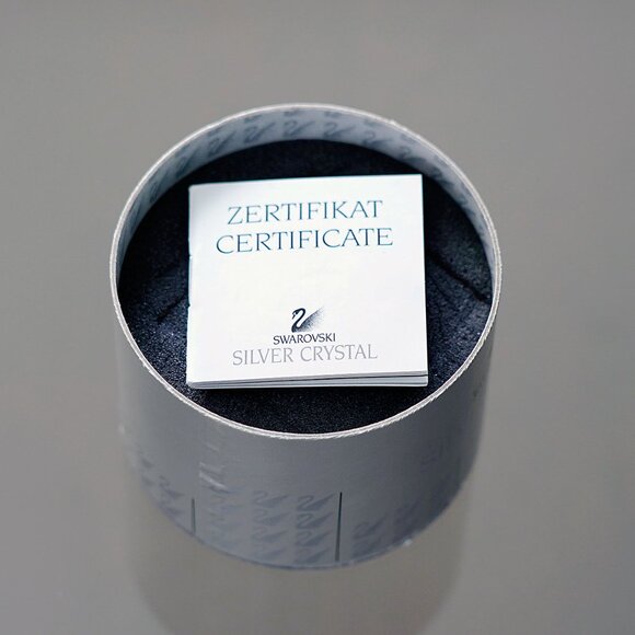 NWT, Swarovsky Silver Crystal, Sitting Beagle - Picture 10 of 11